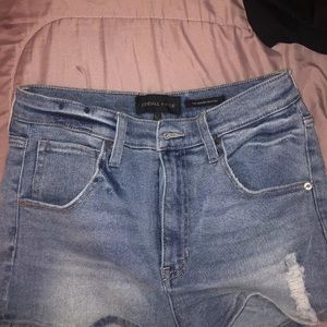 High waisted shorts